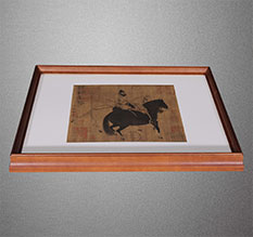 云霄书画装裱配框服务案例